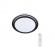 PLAFON LED ZONY RED. PRETO 36W SELECAO DE COR 50CM NORDECOR