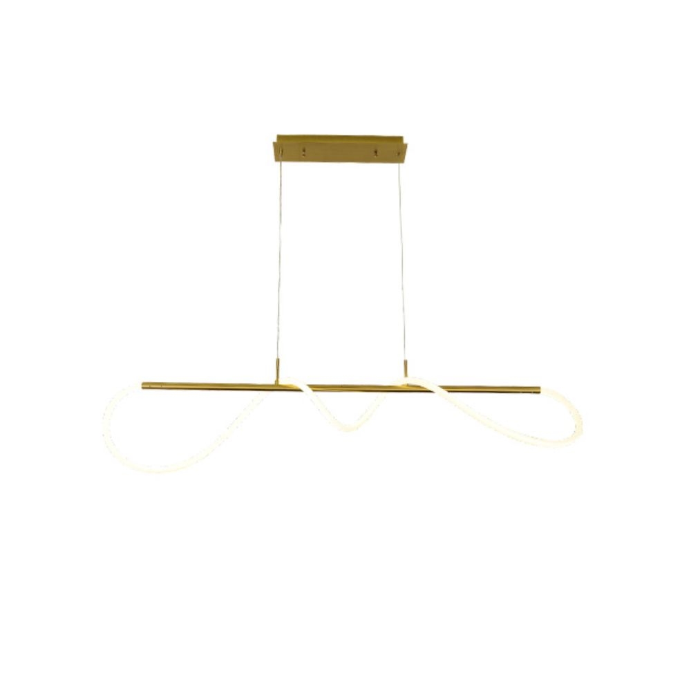 PENDENTE LED ORGANIC 250 28W 3000K OURO FOSCO TASCHIBRA