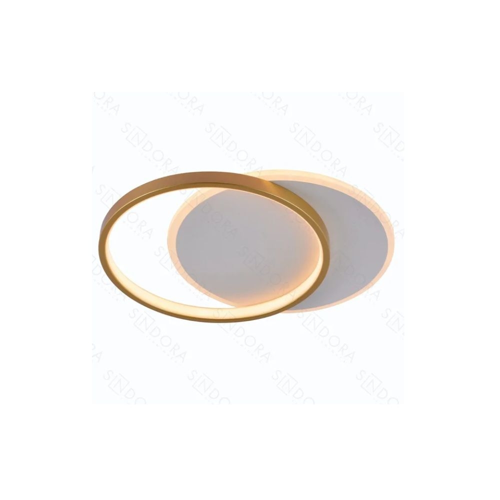 PLAFON DCX03129 49W 3000K 3500 LUMENS DOURADO SINDORA