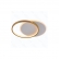 PLAFON DCX03129 49W 3000K 3500 LUMENS DOURADO SINDORA
