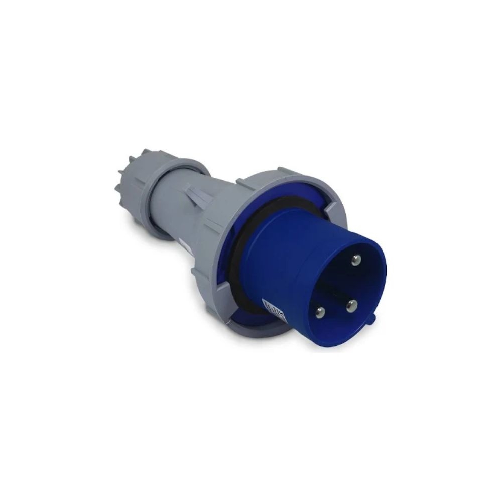 PLUG (0332) 2P+T AZUL 220VAC/63A 6H IP67 SIBRATEC
