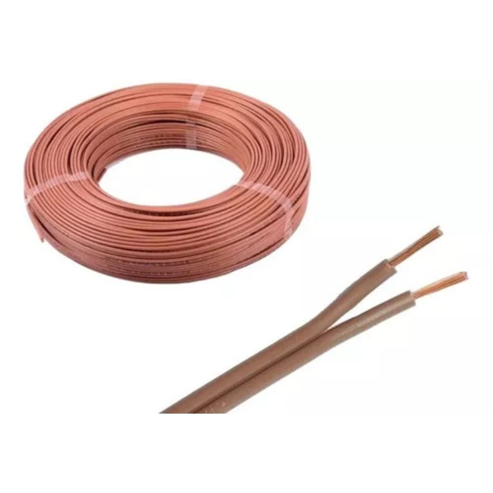 FIO PARALELO 2X0.5MM MARROM CORFIOSIL
