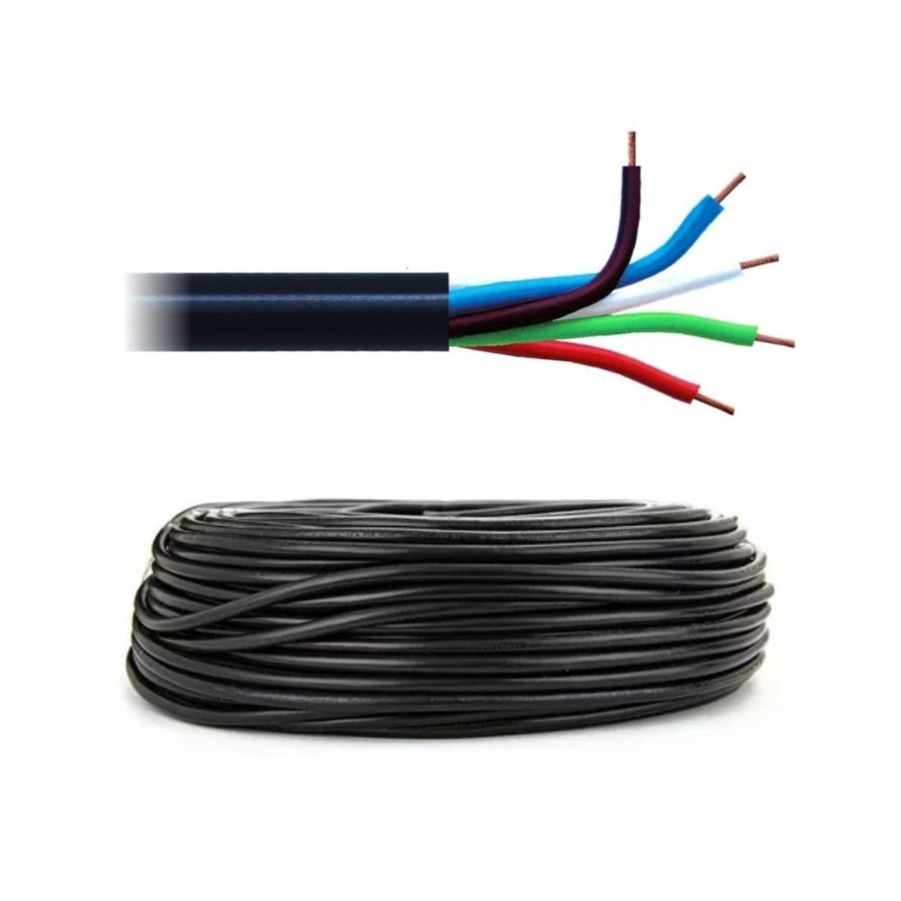 CABO PP 5X1.0MM PRETO CORFIOSIL