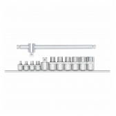 KIT CHAVE HEXALOBULAR 38 X 12 GEDORE