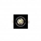 SPOT 5W 6500K QUADRADO PRETO EMBUTIR ALLTOP TASCHIBRA