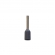 TERMINAL TUBULAR 0.75MM CINZA