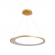 PLAFOM LED ZAHAL 42W 3000K DOURADO FOSCO NORDECOR