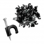 FIXA FIO 8MM [RG6] PRETO PCT 10UN