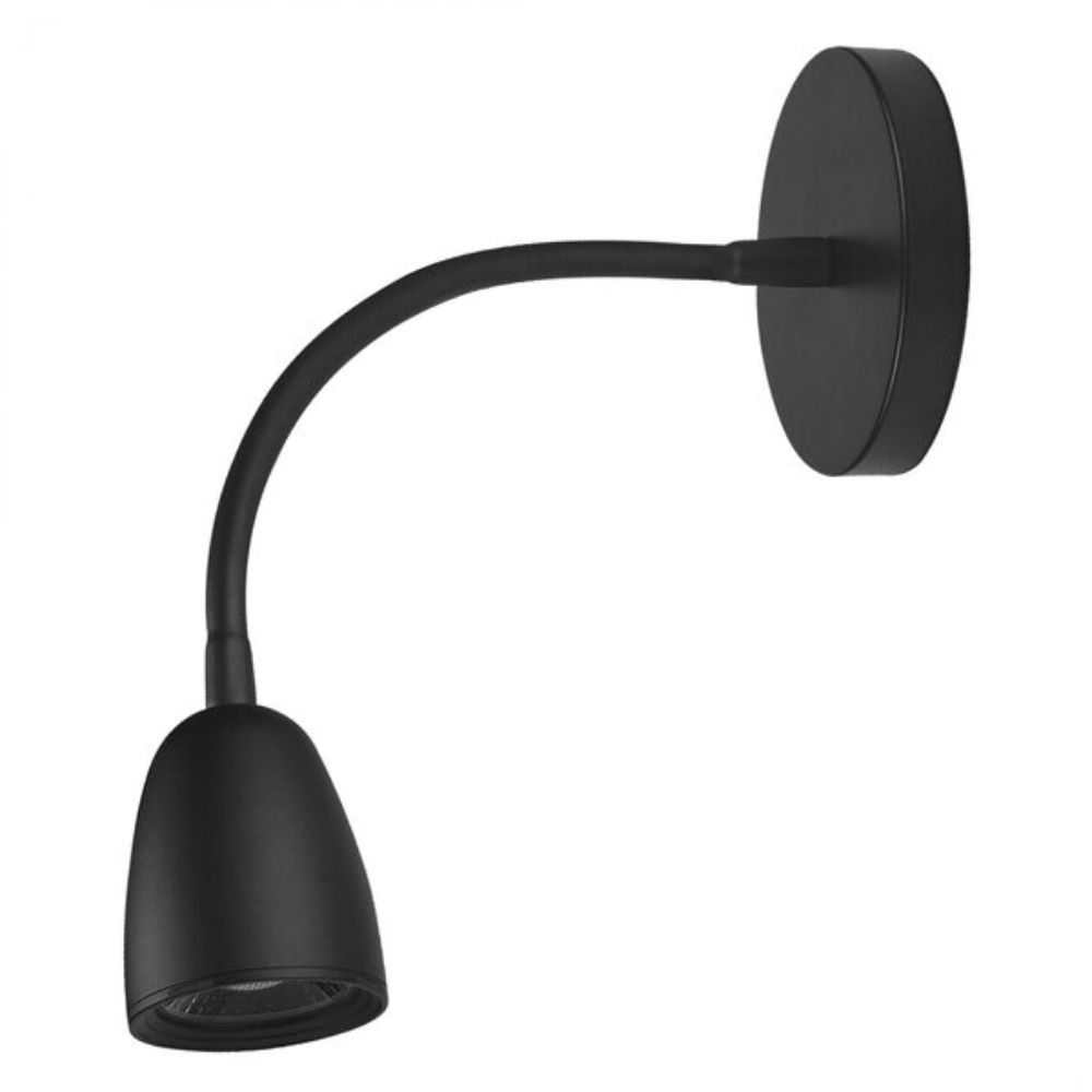ARANDELA LED ARTICULAVEL PRETA 6500K 4W TASCHIBRA
