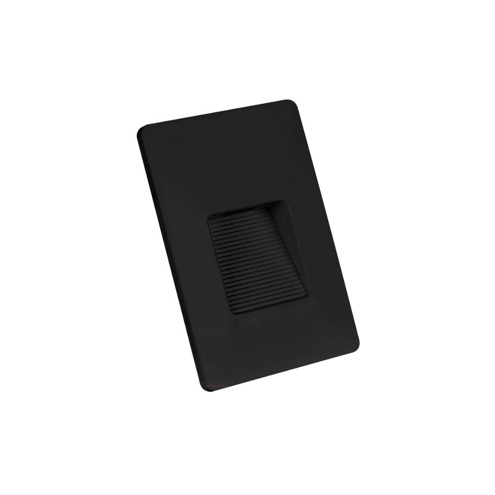 BALIZADOR CLEAN LED RECUADO 2W 3000K PRETO 25023001 BLUMENAU