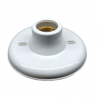 PLAFONIER BOCAL PORC. BRANCO BLUMENAU