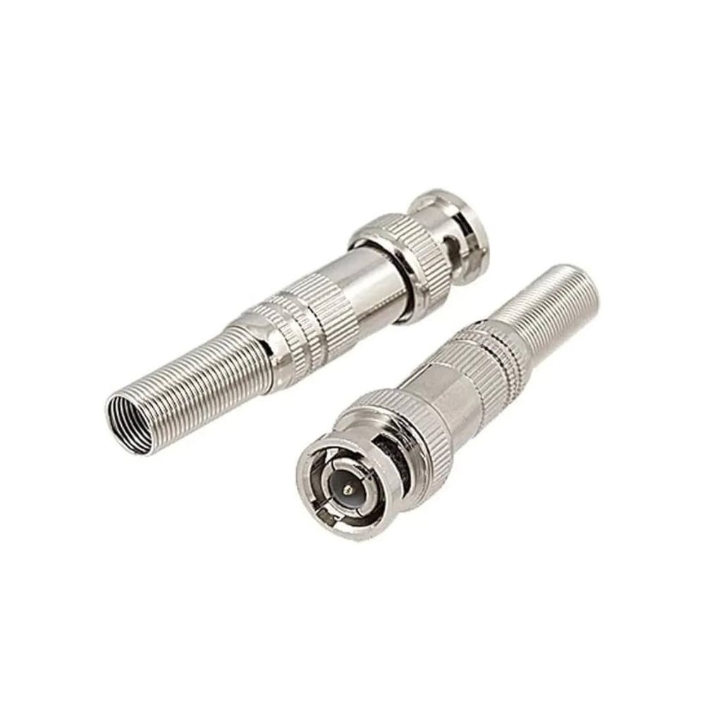 CONECTOR BNC P CABO C MOLA PARAFUSO MACHO (1313)
