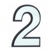 NUMERO 2 ESPELHADO 5CM