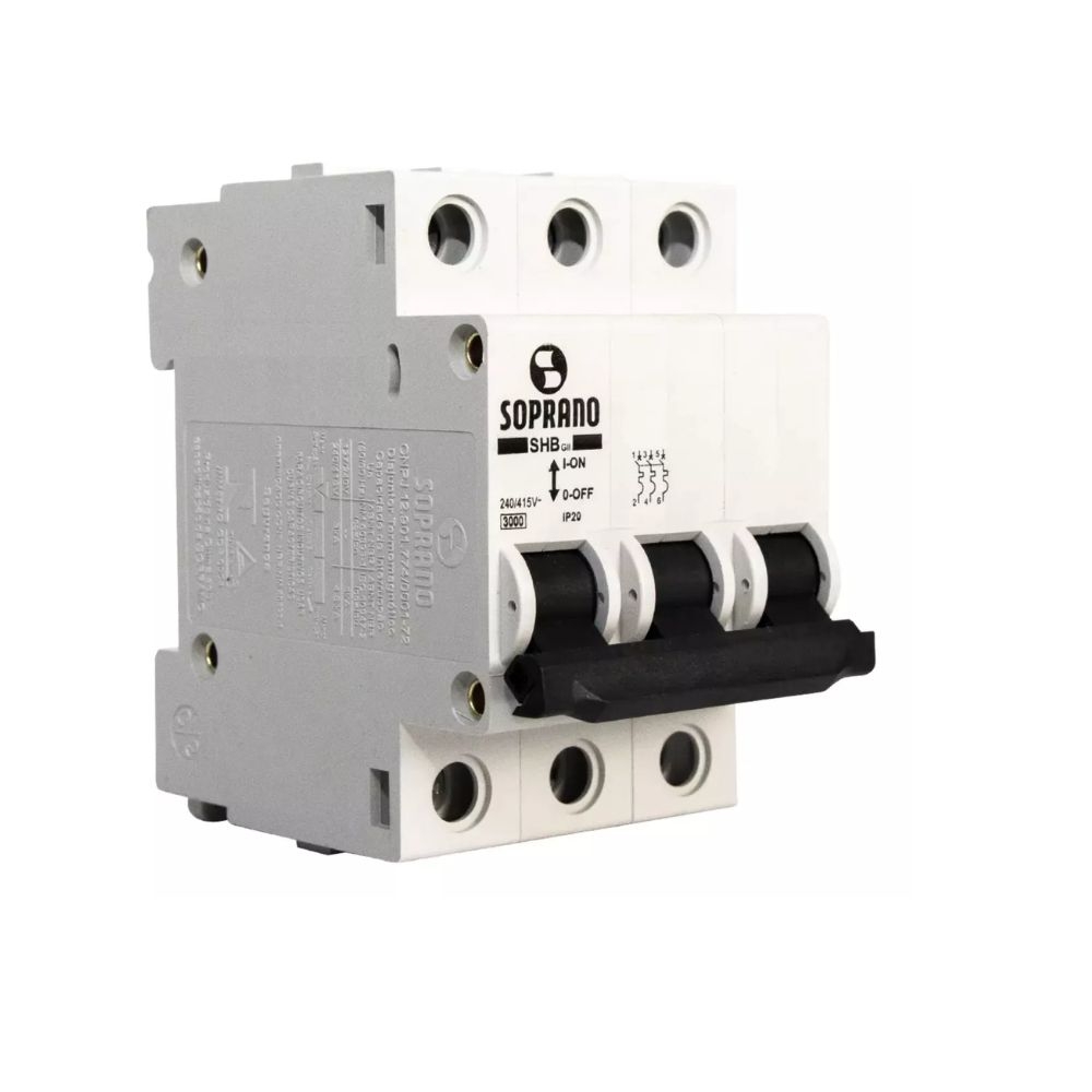 DISJUNTOR C70A DIN TRIF SOPRANO