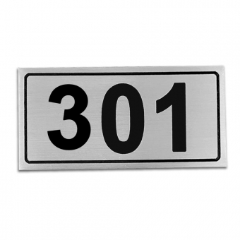 PLACA DE IDENTIFICACAO APTO 301