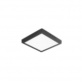 PAINEL LYS 24W 3000K QUADRADO SOBREPOR PRETO TASCHIBRA