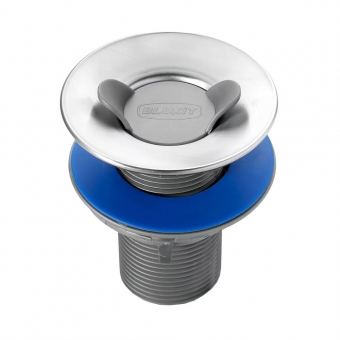 VALV. ESCOAMENTO 7/8 35MM ABA INOX C PARAF. BLUKIT