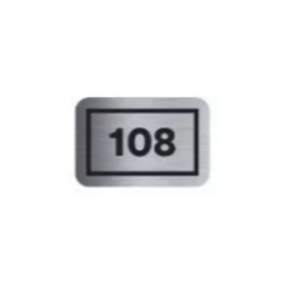 PLACA DE IDENTIFICACAO APTO 108