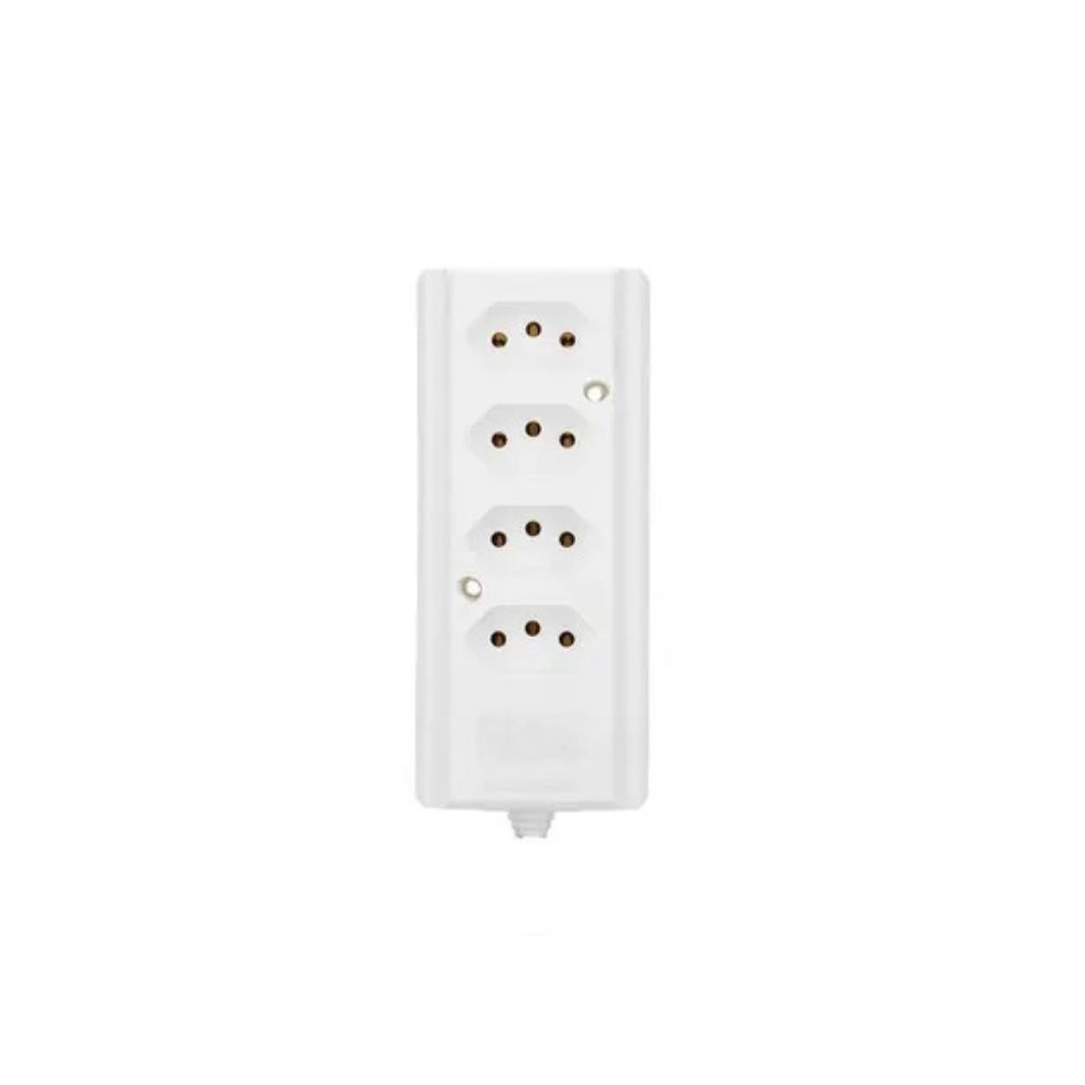 TOMADA BARRA QUADRUPLA BIAMP 3P 20A BRANCA INTERNEED