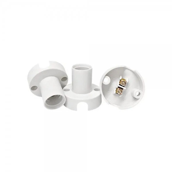 BOCAL FIXO TERMOPLASTICO BRANCO E14
