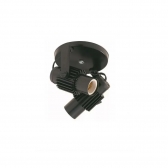 SPOT ALETADO 2 X E27 PRETO OPL