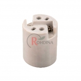 BOCAL DE PORCELANA E40 BRANCO