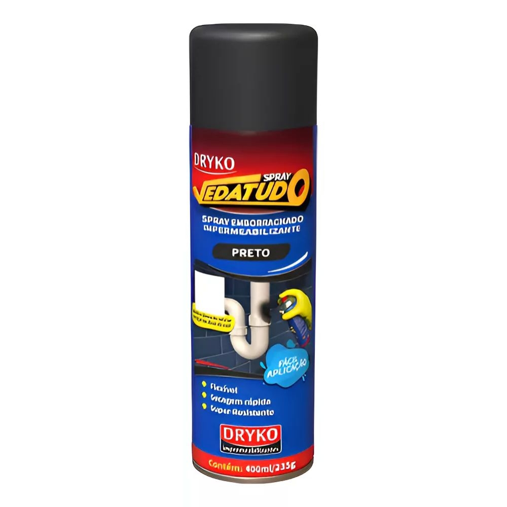 SPRAY IMPERMEABILIZANTE PRETO VEDA TUDO DRYKO