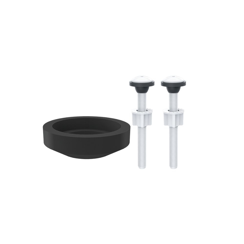1245 KIT ANEL VEDACAO E PARAFUSO P CAIXA ACOPLADA ROCO