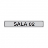 PLACA DE IDENTIFICACAO SALA 02
