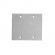 PLACA PISO 4X4 CEGA INOX