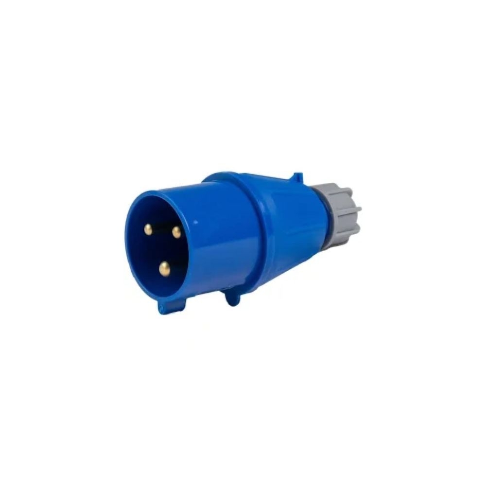 PLUG 2P+T 32A 6H AZUL IP44 ROHDINA