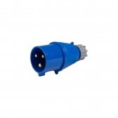 PLUG 2P+T 32A 6H AZUL IP44 ROHDINA