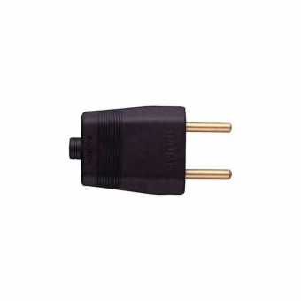 PINO MACHO 2P 10A PRETO ILUMI