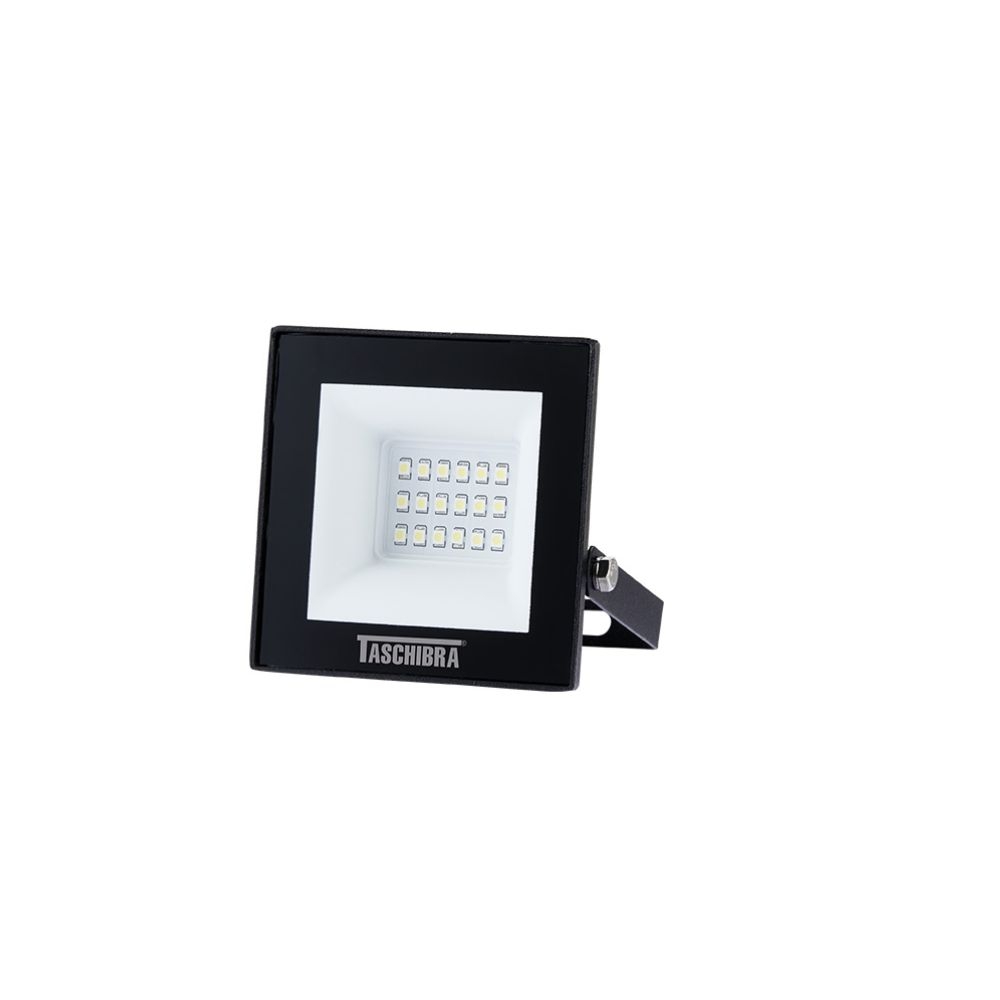 REFLETOR TR LED 20W 6500K PRETO TASCHIBRA