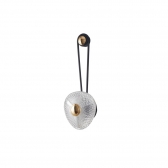 ARANDELA LED RIVA  PRETA 3000K 5W NORDECOR