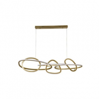 PENDENTE LED ZENA ORI OURO CHAMPAGNE 79W 3000K NORDECOR