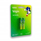 PILHA ALCALINA AAA PALITO C2 ELGIN