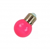 LAMP BOLINHA LED 3W 220V ROSA E27 KIAN