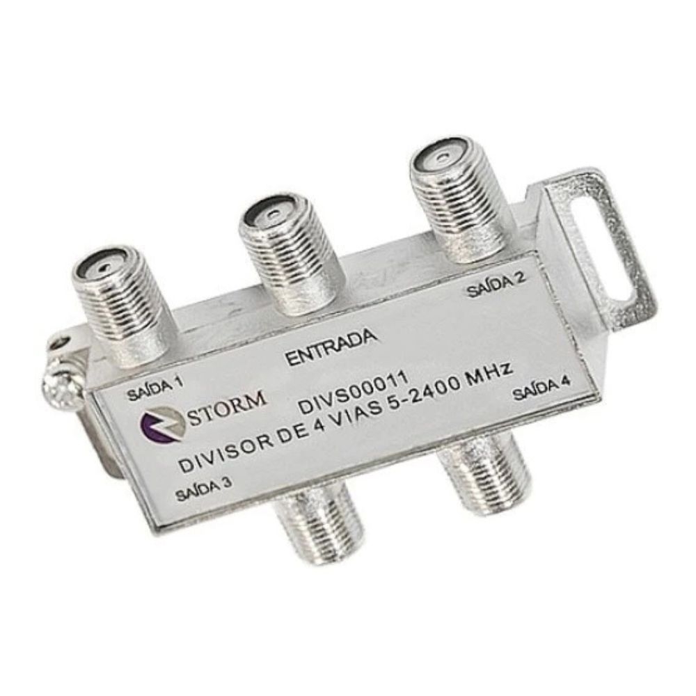 DIVISOR DE ALTA-BAIXA 1:4 5-2400MHZ BLINDADO KLE