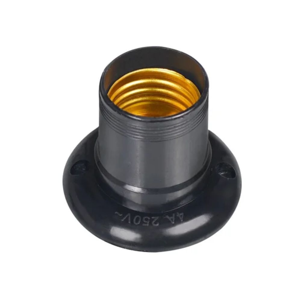 BOCAL TERMOP E27 FIXO TETO PRETO
