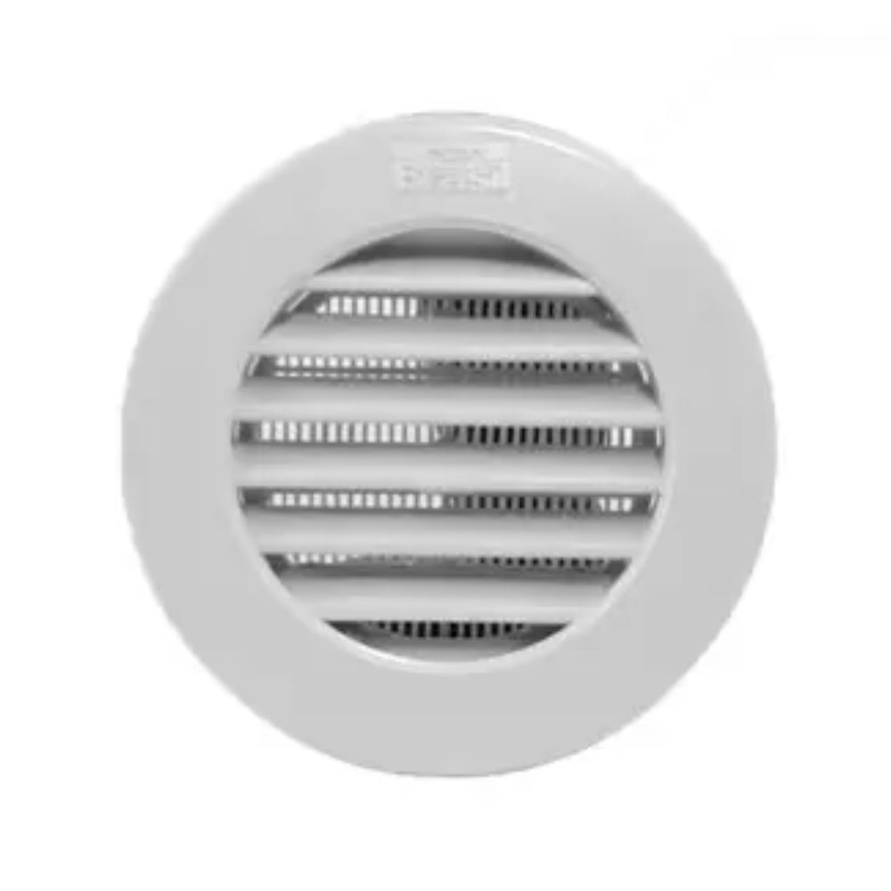 GRADE VENTILACAO PENCAIXE 100MM CTELA BRAN. AC&A