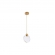 PENDENTE LED ZOE DOURADO 3W 3000K NORDECOR