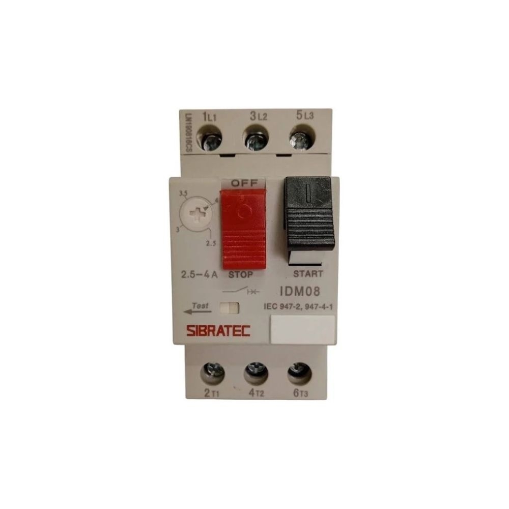 DISJUNTOR MOTOR IDM08 2.5 A 4.0 SIBRATEC