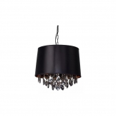 LUSTRE HEMERA 2XE27 PRETO TASCHIBRA