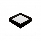 PAINEL LED RECUADO KAIS 24W 3000K SOBREPOR PRETO NORDECOR