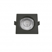 SPOT 5W 4000K QUADRADO PRETO EMBUTIR ALLTOP TASCHIBRA