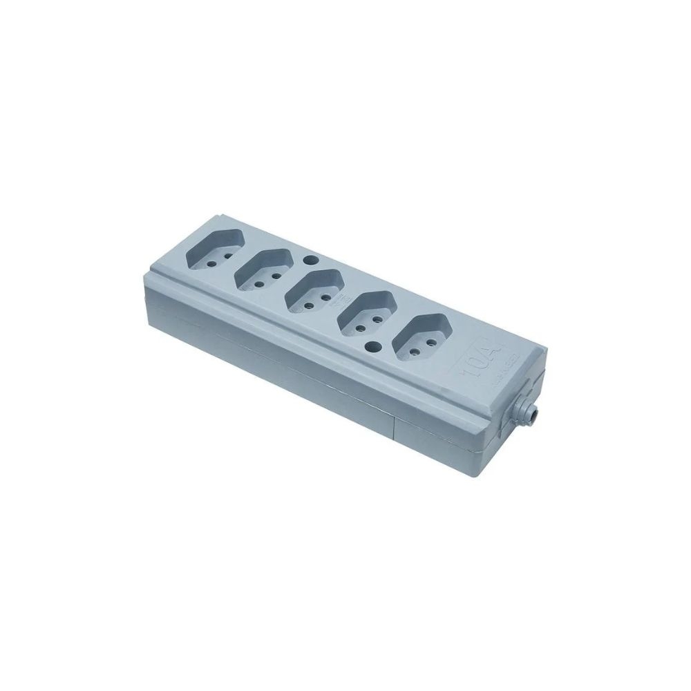 TOMADA BARRA QUINTUPLA BIAMP 3P 20A BRANCA INTERNEED