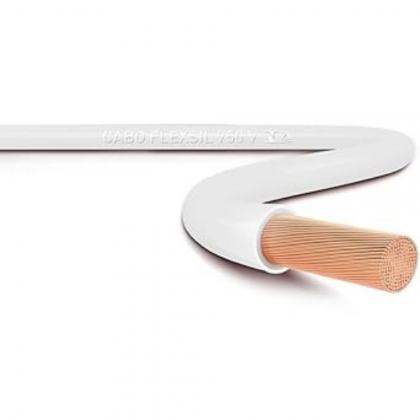 FIO FLEXIVEL BRANCO CORFIOSIL 0,50mm² a 10,0mm²