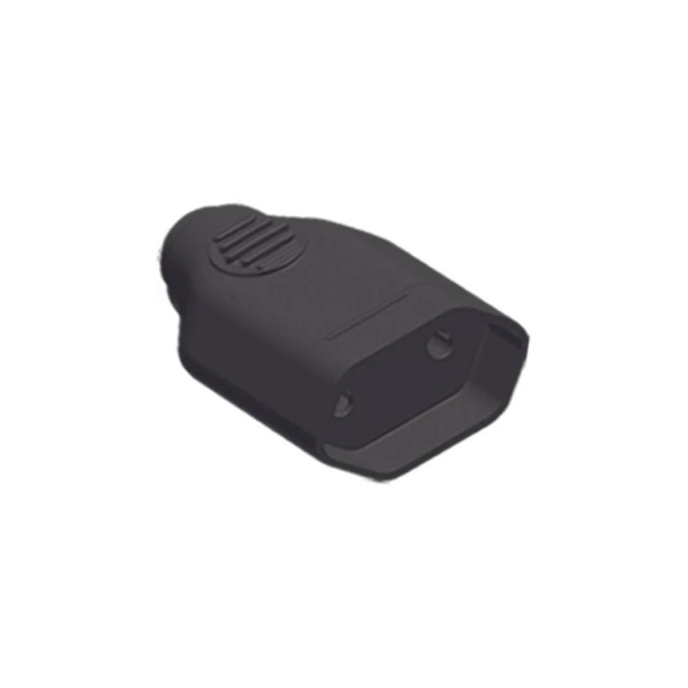 PLUGUE FEMEA 2P 20A PRETO ILUMI