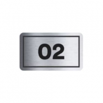 PLACA DE IDENTIFICACAO APTO 02